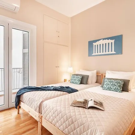 Stylish King Size Bed Steps From Acropolis By Ghh * Athens